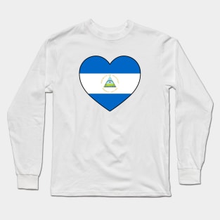 Heart - Nicaragua Long Sleeve T-Shirt